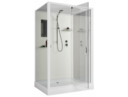 Душевая кабина Niagara Standart ST100/80/15Q/BK 100x80 с низким поддоном, прозрачным стеклом - фото 2