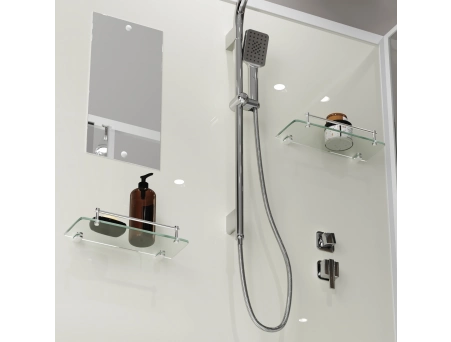 Душевая кабина Niagara Standart ST100/80/15Q/BK 100x80 с низким поддоном, прозрачным стеклом - фото 9
