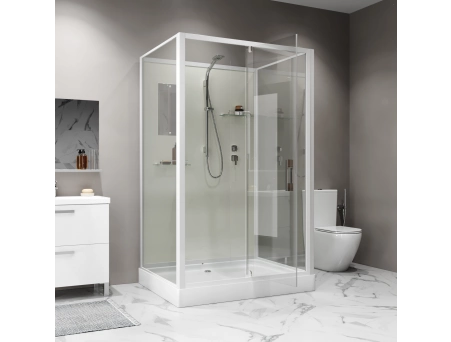 Душевая кабина Niagara Standart ST120/90/15Q/BK 120x90 с низким поддоном, прозрачным стеклом - фото 4