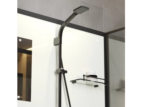 Душевая кабина Niagara Standart ST100/80/15Q/BL/BK 100x80 с низким поддоном, прозрачным стеклом - фото 7
