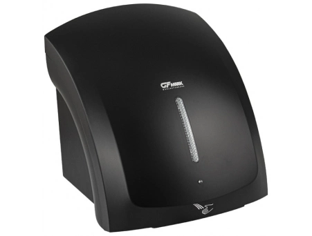 Сушилка для рук GFmark 6902 черная матовая, с неоновой подсветкой (1800 Ватт)