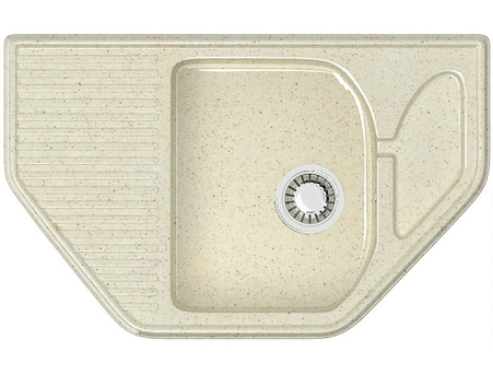 Кухонная мойка Redo RG-022 80x50x17.5 бежевый RG022Q002 - фото 2