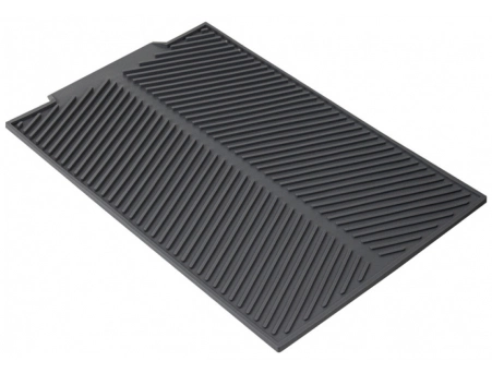 Кухонная мойка Fabia Profi 60503 60x50 из нержавеющей стали (с раздвижной корзиной, сифоном, ковриком) - фото 12