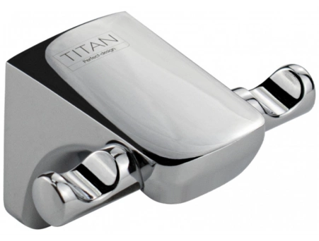 Крючок двойной Titan 77114 хромированный
