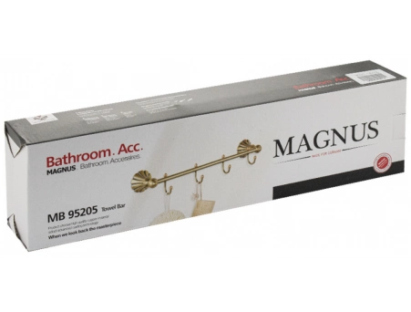 Вешалка Magnus 95205 на 4 крючка бронзовая - фото 4