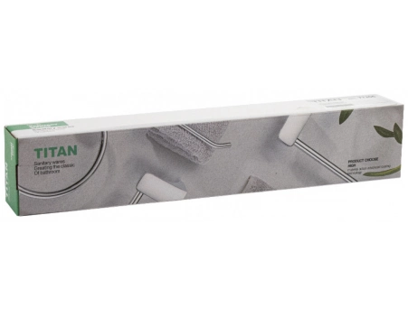 Вешалка Titan 77205 на 4 крючка хромированная - фото 4