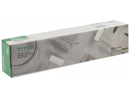 Вешалка Titan 77204 на 3 крючка хромированная - фото 4