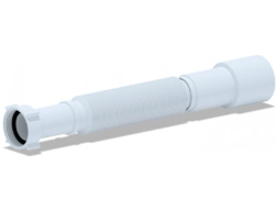 Гофра для сифона Ани пласт K206 1 1/4" 40/50 (366-776 мм), с гайкой