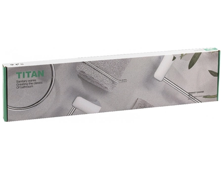 Полка Titan 77006 с бортиком (хром) - фото 5