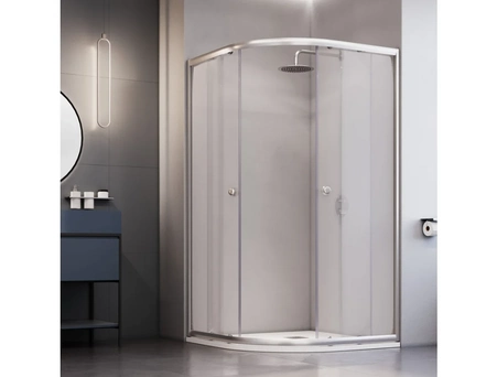 Душевой уголок RGW Dolphin TN-209-J 100x100 с хромированным профилем, прозрачным стеклом - фото 3