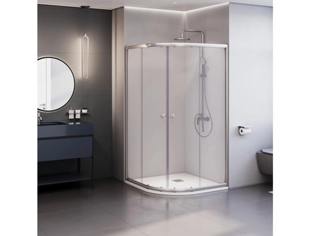 Душевой уголок RGW Dolphin TN-209-J 100x100 с хромированным профилем, прозрачным стеклом - фото 2