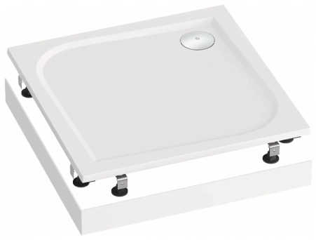 Душевой поддон из искусственного камня Good Door Квадро 80x80 с сифоном - фото 3