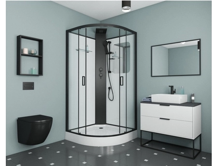 Душевая кабина Grossman GR-250 100x100 с низким поддоном, прозрачным стеклом - фото 2