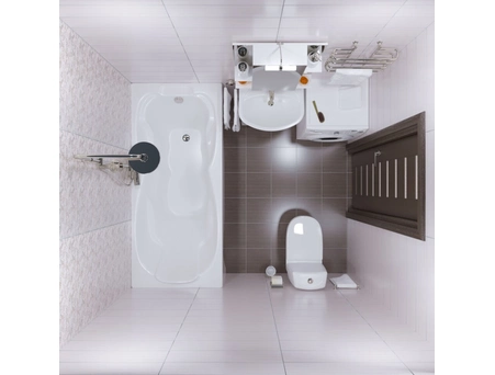 Акриловая ванна Triton Цезарь 180x80 (с каркасом, экраном) Н0000099993 - фото 3