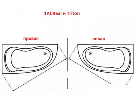 Акриловая ванна Triton Кайли 150х100 левая (с каркасом, экраном) Щ0000048090 - фото 11
