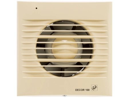 Вентилятор вытяжной Soler&Palau Decor-100C Ivory (с обратным клапаном) 03-0103-022
