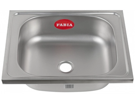 Мойка накладная Fabia м00001 50x40 (без сифона)