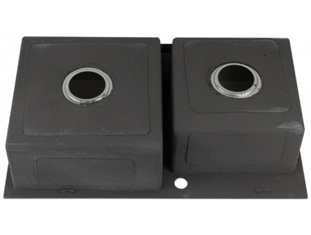 Кухонная мойка Fabia Profi 78433 78x43 из нержавеющей стали (c раздвижной корзиной, сифоном) - фото 6
