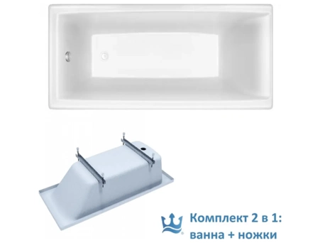 Акриловая ванна Triton Джена 150х70 (на ножках) Щ0000001221 - фото 5