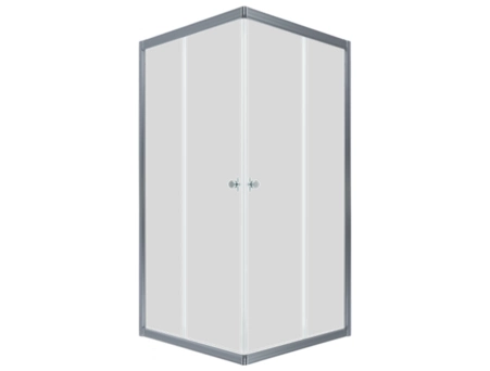 Душевая ширма Triton Вента-Хром 100x100 хромированный профиль, прозрачное стекло (без поддона) Щ0000052961 - фото 8