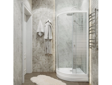 Душевой уголок Triton Стандарт Полосы А 90x90 с низким поддоном Щ0000025434 - фото 2