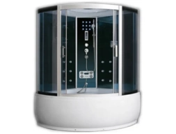 Душевая кабина AOclear AKL-2300G 150x150 высокий поддон, тонированное стекло