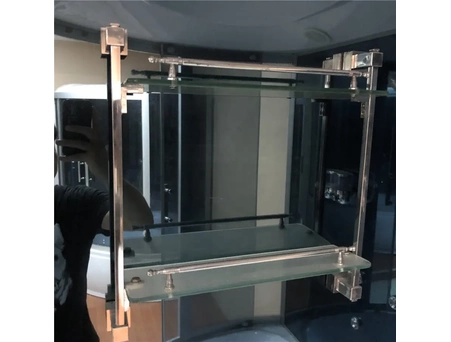 Душевая кабина AOclear AKL-2300G 150x150 с высоким поддоном, тонированным остеклением - фото 5