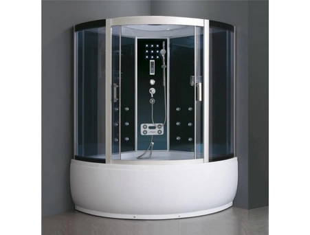 Душевая кабина AOclear AKL-2300G 150x150 с высоким поддоном, тонированным остеклением - фото 2