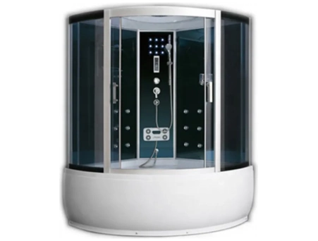 Душевая кабина AOclear AKL-2300G 150x150 с высоким поддоном, тонированным остеклением