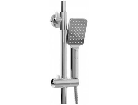 Душевая стойка со смесителем Grossman Cosmo хромированная 500.K35.02.100 - фото 7