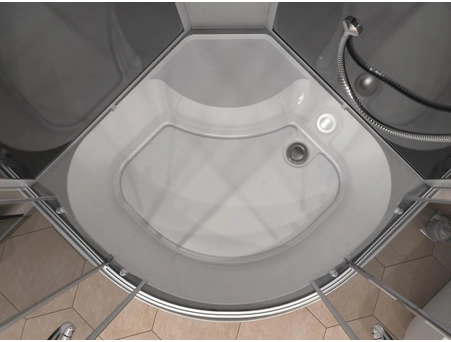 Душевая кабина Erlit ER 3509TP-C4-RUS 90x90 с высоким поддоном, тонированным стеклом - фото 6
