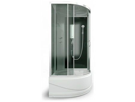 Душевая кабина Erlit ER 3510TP-C4-RUS 100x100 с высоким поддоном, тонированным стеклом - фото 7