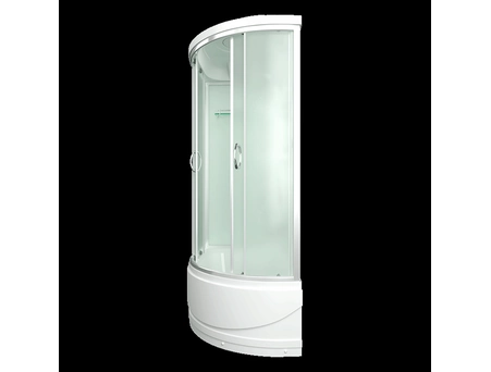 Душевая кабина Erlit ER 3512TPL-C3-RUS 120x80 с высоким поддоном, матовым стеклом - фото 6