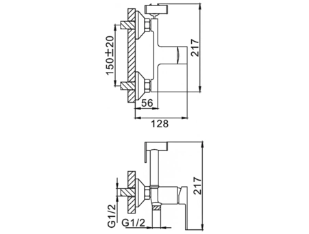 Гигиенический душ со смесителем Frap F2041 H41 хромированный - фото 11