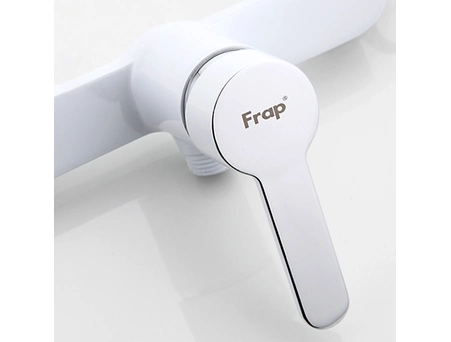 Гигиенический душ со смесителем Frap F2041-8 H41 белый/хром - фото 7