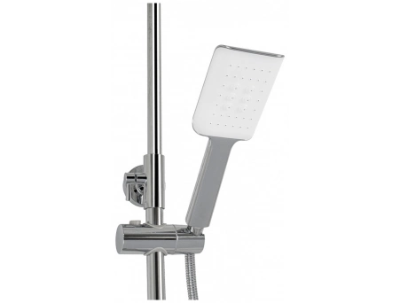 Душевая стойка со смесителем GFmark 3073 белый/хром - фото 4