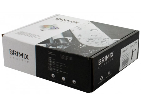 Смеситель для раковины Brimix 114 хром/черный со стразами - фото 5