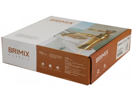 Смеситель для раковины Brimix 151 кристалл хром - фото 4