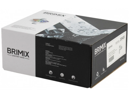 Смеситель для раковины Brimix 3545 с душевой лейкой, хромированный - фото 4