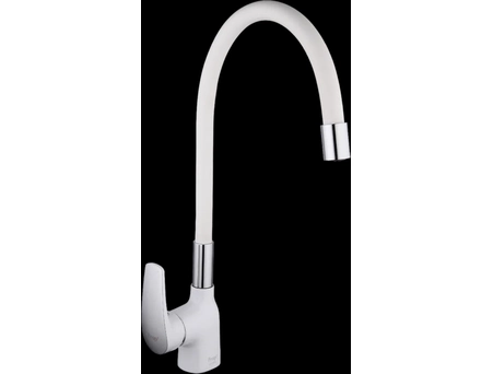 Смеситель для кухни Frap F4453-03 белый/хром (с белым гибким изливом) - фото 10