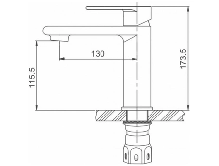 Смеситель для раковины Gappo G1099-20 из нержавеющей стали - фото 13