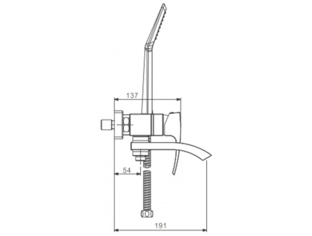 Смеситель для ванны Gappo Jacob G3207-8 G07-8 белый/хром - фото 6
