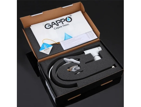 Смеситель для кухни Gappo Noar G4048 G48 белый/хром - фото 13