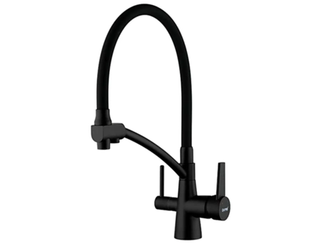 Смеситель для кухни Gappo G4398-16 матовый черный (под питьевую воду)