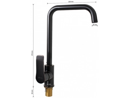 Смеситель для кухни GFmark 5754 Состаренная медь - фото 3