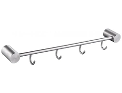 Вешалка GFmark 81205 на 4 крючка, нержавеющая сталь