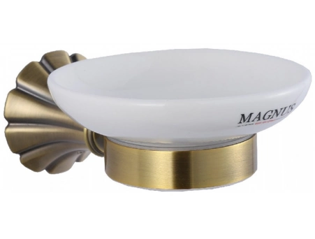 Мыльница Magnus 95004 бронза, керамическая