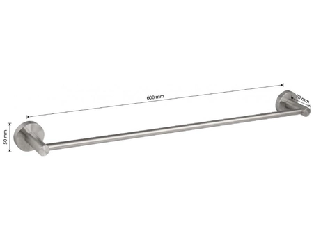 Полотенцедержатель GFmark 80001 из нержавеющей стали - фото 3