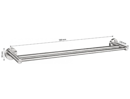 Полотенцедержатель GFmark 80144 из нержавеющей стали - фото 3