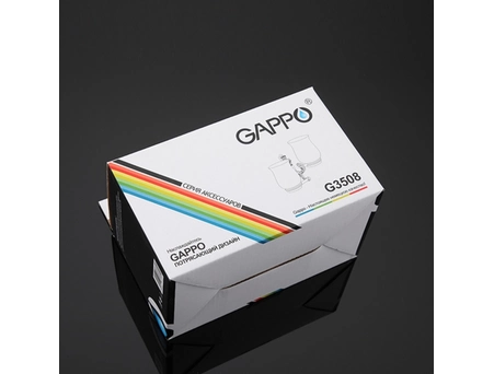 Стакан двойной Gappo G3508 керамический белый/золото - фото 8
